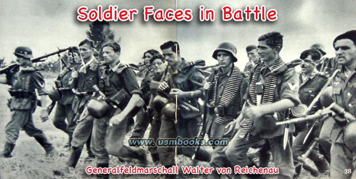 Soldatenantlitz in der Schlacht (Soldier Faces in Battle)