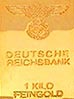 Deutsche Reichsbank SS Melmer account gold bar storage box