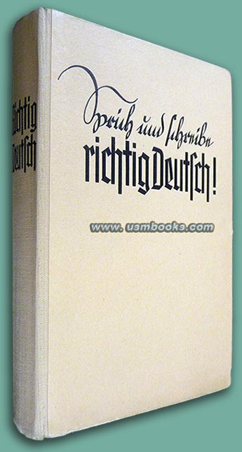 Sprich und schreibe richtig Deutsch!, 1941