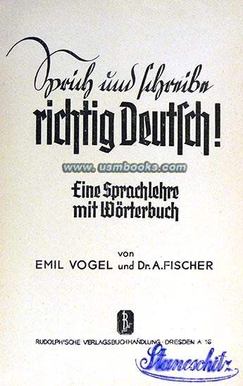 1941 Sprich und schreibe richtig Deutsch!