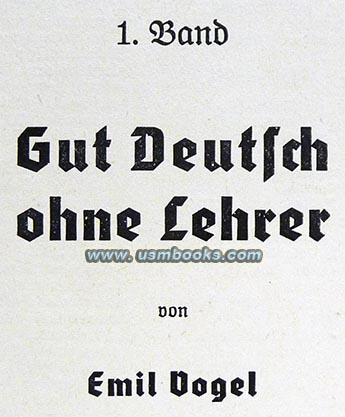 Learn German without a teacher, 1941 German language book