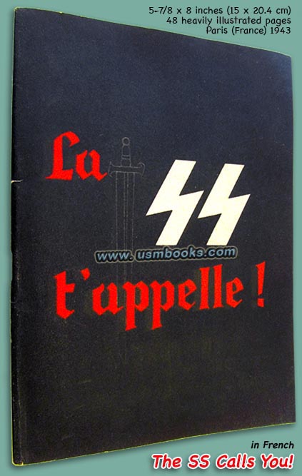  SS recruiting book in french, La SS t’appelle!