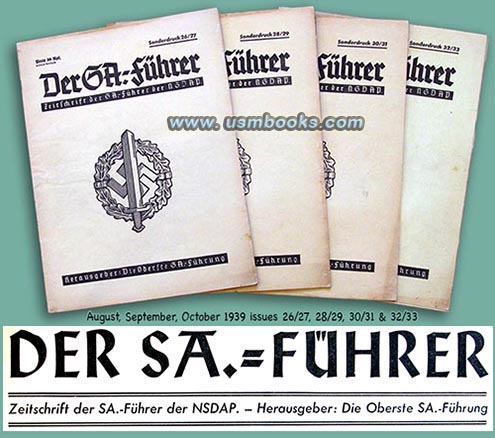 Der SA-Führer, Zeitschrift der SA-Führer der NSDAP