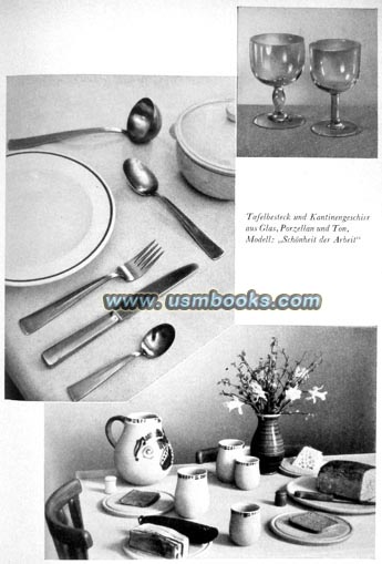 Nazi tableware and silverware