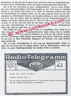 KdF Radio-telegramm