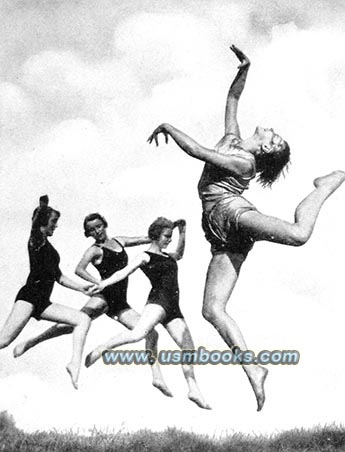 Nazi girls dancing