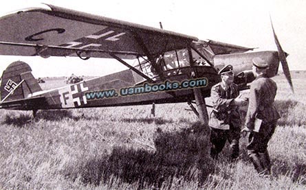 Fieseler with Nazi Officer