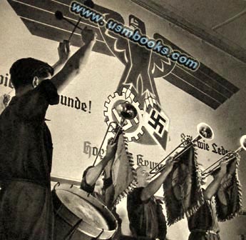 Nazi eagle and swastika