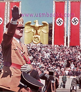 Nazi swastika banner, Adolf Hitler