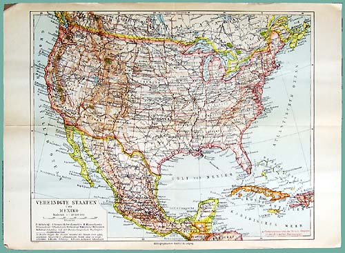 Nazi map United States of America