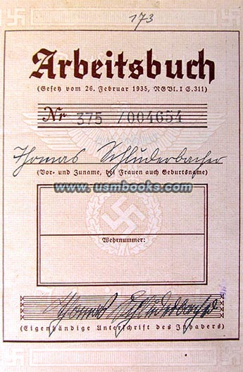 Nazi Labor Record Thomas Schluderbacher