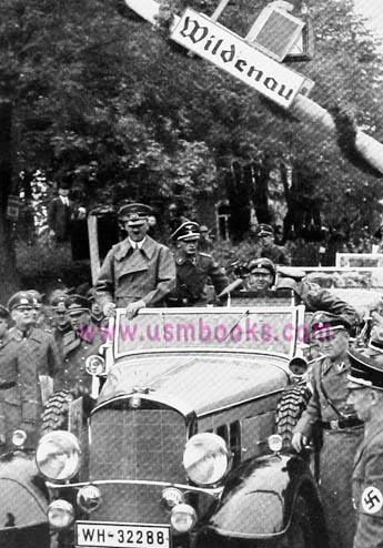 Hitler enters Sudetenland