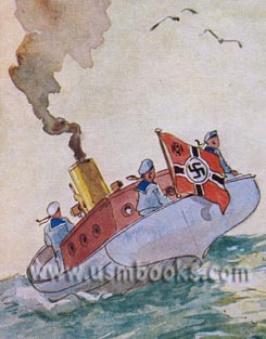 Kriegsmarine swastika  flag