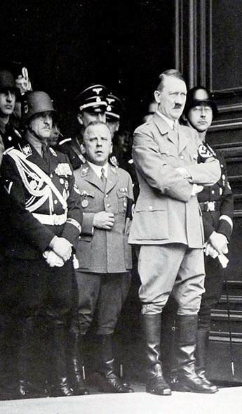 Heydrich, Himmler, Hitler, Sepp Dietrich