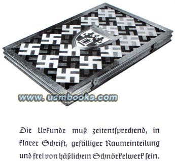 Nazi swastika inlay