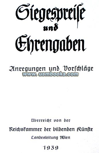 1939 Siegespreise und Ehrengaben