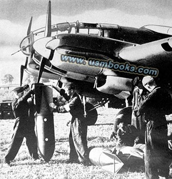 Luftwaffe, Nazi airplane bombs