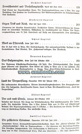 Historic Account of the Political Development in Austria between March 1933 and March 1938