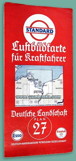 Standard Luftbildkarte 27 Vorpommern, Nazi color map