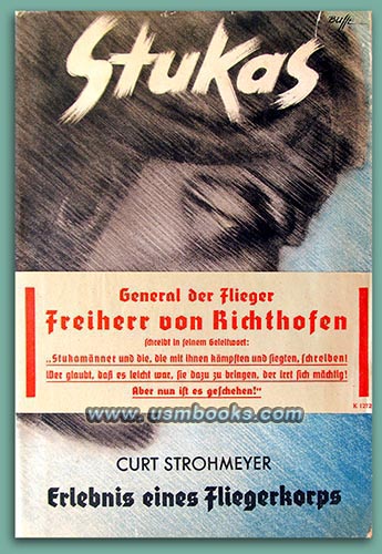 STUKAS! Curt Strohmeyer, mit 3. Reich Werbebanderole