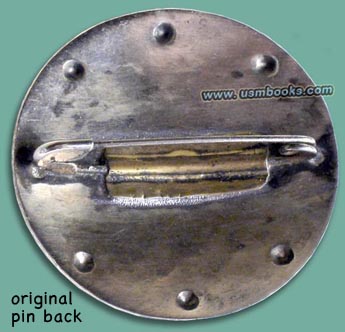 Nazi swastika pin with original soldered on back