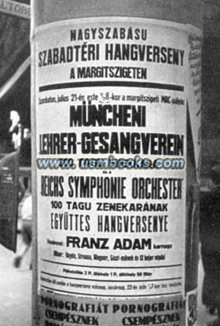 Nazi concert poster
