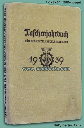 1939 Taschenjahrbuch für den Einzelhandelskaufmann