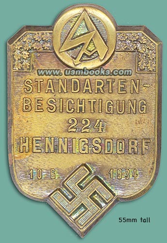 1934 SA Standarte 224 Veranstaltungsabzeichen