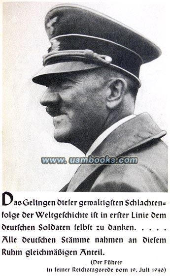 Adolf Hitler, Reichstag 19. juli 1940