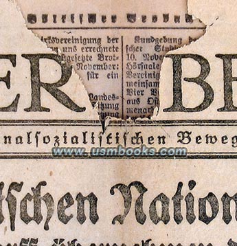 VB Munich, 9 November 1923