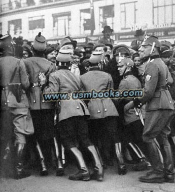 Nazi police crowd control