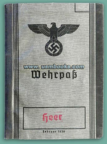 1942 Nazi Wehrpass