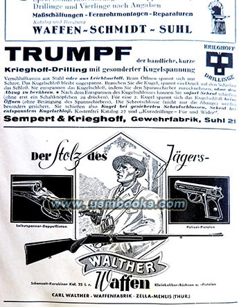 Walther Waffen advertising