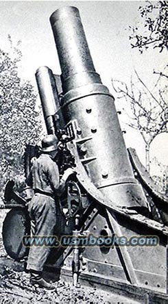 huge Nazi Wehrmacht mortar