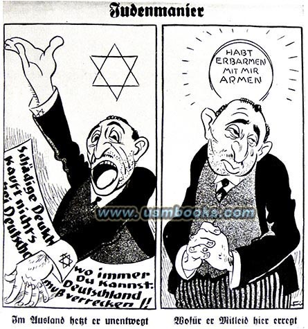anti-Jewish Nazi cartoons