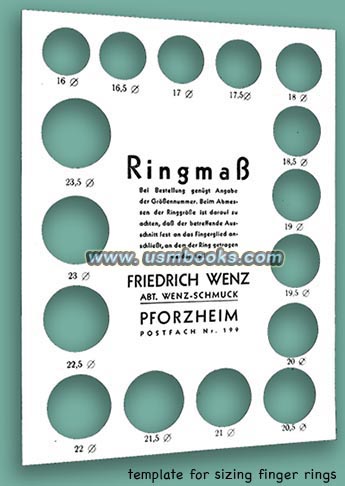 Wenz Schmuck Katalog 1939