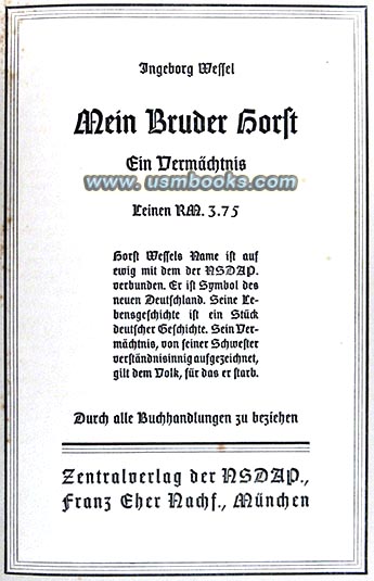 Zentralverlag der NSDAP Franz Eher Nachfolger