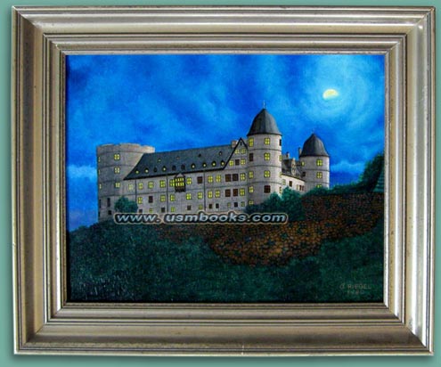 oil on canvas painting of the Wewelsburg