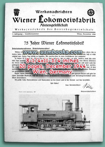 Wiener Lokomotivfabrik company magazine