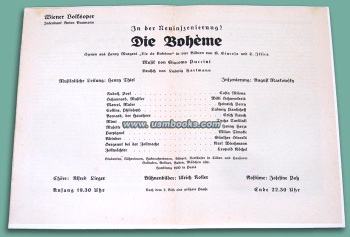 Die Bohème (La Bohème)