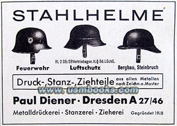 Nazi helmet manufacturers