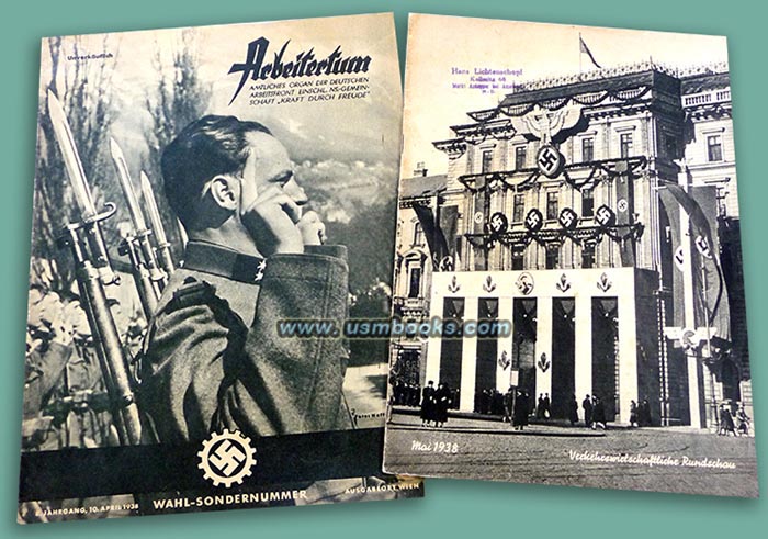 1938 Nazi Anschluss photo magazines