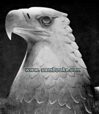 Nazi eagle statue