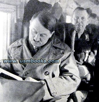 Hitler flying to the Saar