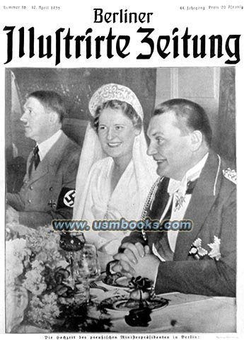 Hermann Goering wedding reception