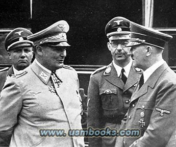Hitler, Himmler, Goering, Bormann