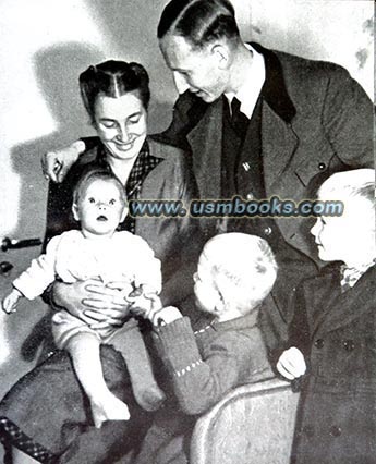 Reinhard and Lina Heydrich with children