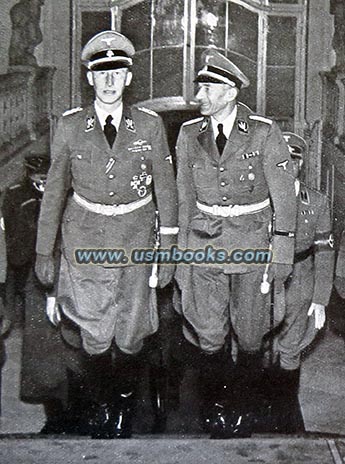 SS-Gruppenfuhrer Karl Hermann Frank, SS-General Reinhard Heydrich