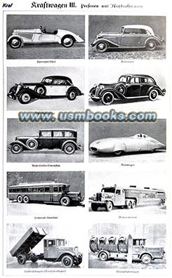 Nazi race cars, Third Reich automobiles