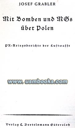 Josef Grabler, PK-Kriegsberichter der Luftwaffe